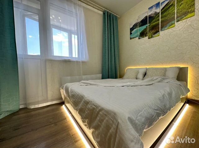 

Квартира-студия, 37 м², 2 кровати