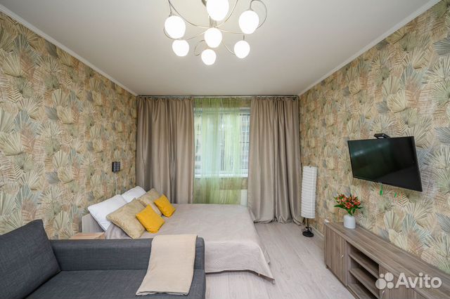 

1-к. квартира, 45 м², 2 кровати