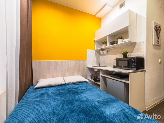 

Квартира-студия, 12 м², 1 кровать