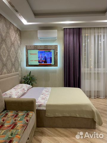 

Квартира-студия, 34 м², 2 кровати