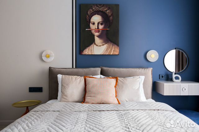 

1-к. квартира, 44 м², 2 кровати