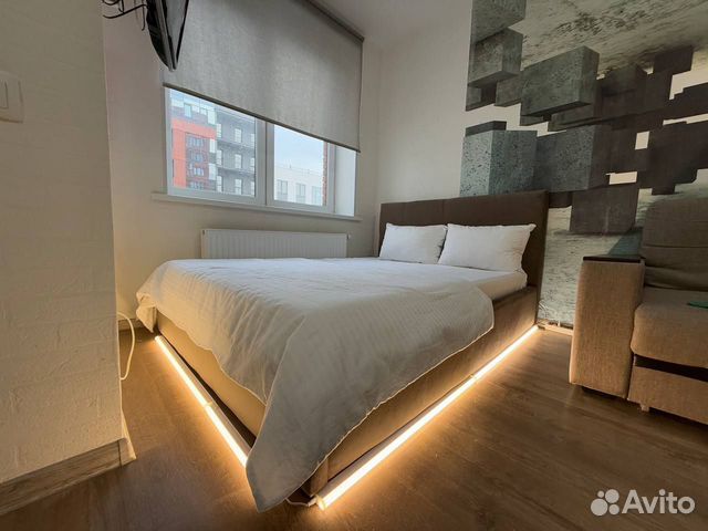 

Квартира-студия, 38 м², 2 кровати
