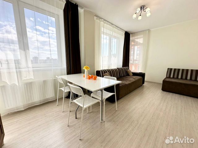 

1-к. квартира, 51,6 м², 2 кровати