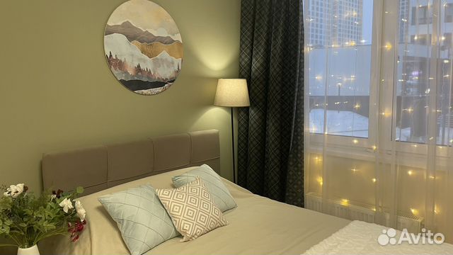 

Квартира-студия, 29 м², 2 кровати