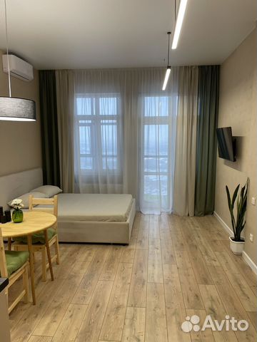 

Квартира-студия, 33 м², 1 кровать