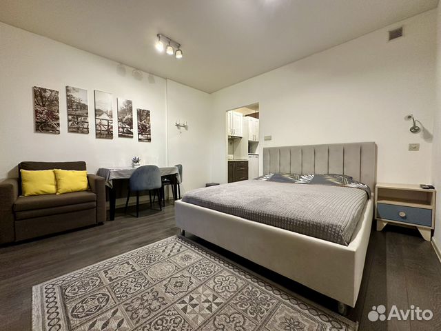 

Квартира-студия, 30 м², 2 кровати