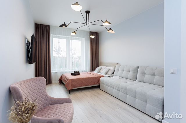 

1-к. квартира, 43 м², 2 кровати