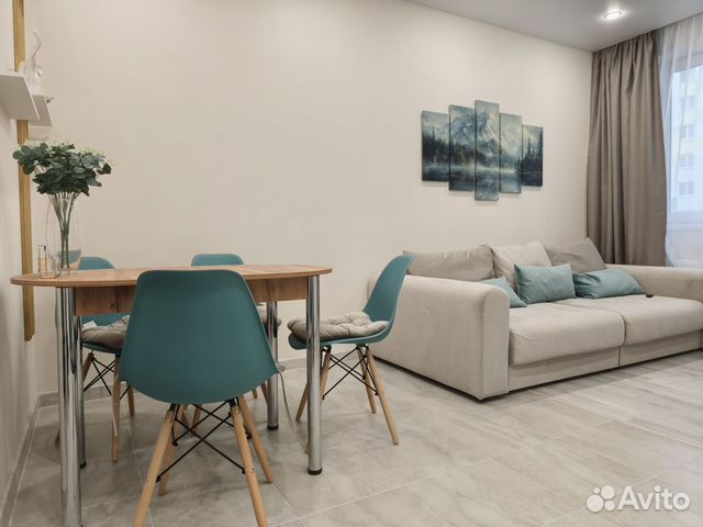 

1-к. квартира, 37 м², 2 кровати