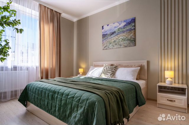 

1-к. квартира, 38 м², 2 кровати