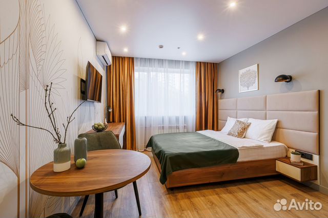 

Квартира-студия в апарт-отеле, 21 м², 2 кровати
