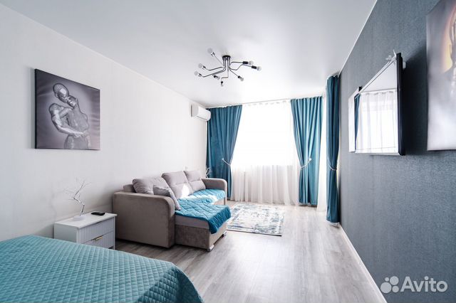 

1-к. квартира, 43 м², 2 кровати