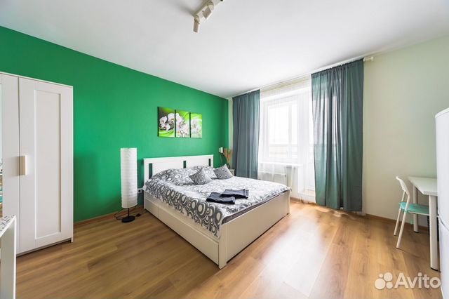 

Квартира-студия, 27 м², 2 кровати