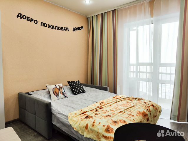 

Квартира-студия, 35 м², 1 кровать