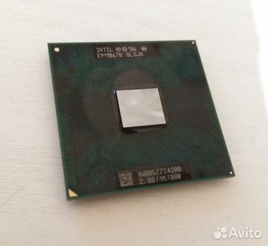 Intel Pentium Dual-Core T4200 slgjn PGA478