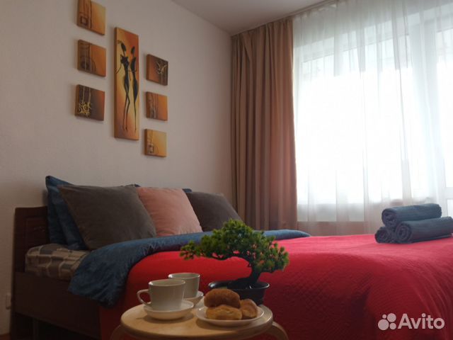 

1-к. квартира, 38 м², 3 кровати