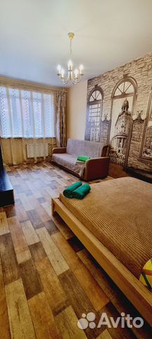 

1-к. квартира, 34 м², 2 кровати