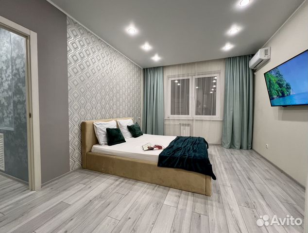 

1-к. квартира, 44 м², 2 кровати