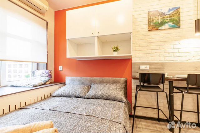 

Квартира-студия, 15 м², 1 кровать