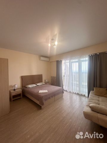 

Квартира-студия, 45 м², 2 кровати