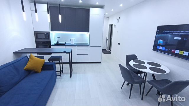 

1-к. квартира, 45 м², 2 кровати