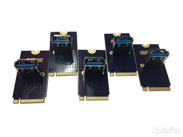 Переходник M2 на PCI-E (USB 3.0) райзера Переходник M2 на PCI-E (USB 3.0) райзера