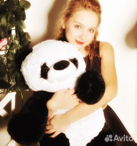 Большой плюшевый мишка панда. Подарок. Доставка