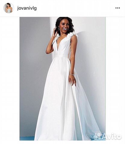 Свадебное платье атласное Jovani