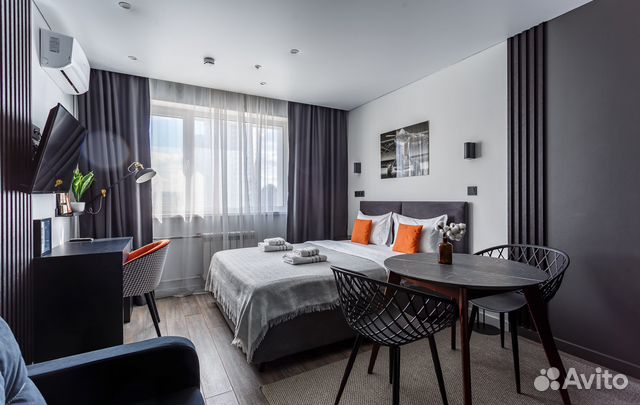 

Квартира-студия в апарт-отеле, 21 м², 2 кровати