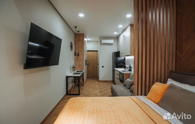 

Квартира-студия, 30 м², 2 кровати