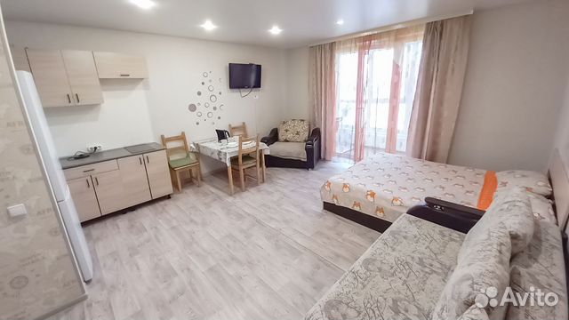 

Квартира-студия, 38 м², 2 кровати