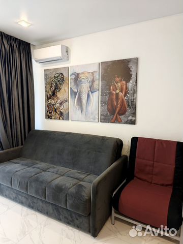 

Квартира-студия, 24 м², 2 кровати