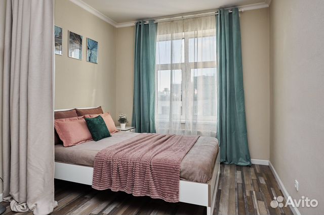 

1-к. квартира, 46 м², 2 кровати