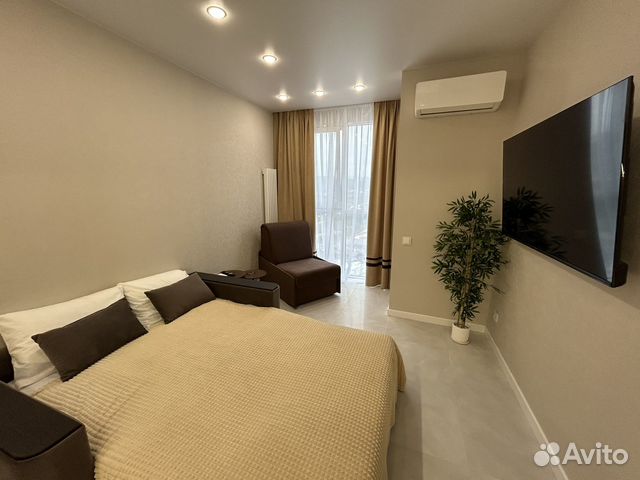 

Квартира-студия, 24 м², 2 кровати