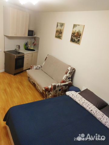 

Квартира-студия, 25 м², 2 кровати