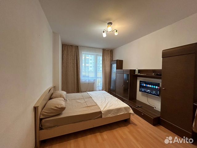 

1-к. квартира, 42 м², 2 кровати