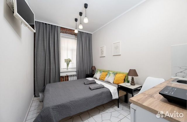 

Квартира-студия, 15 м², 1 кровать