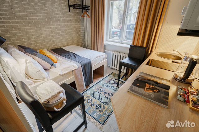 

Квартира-студия, 15 м², 1 кровать