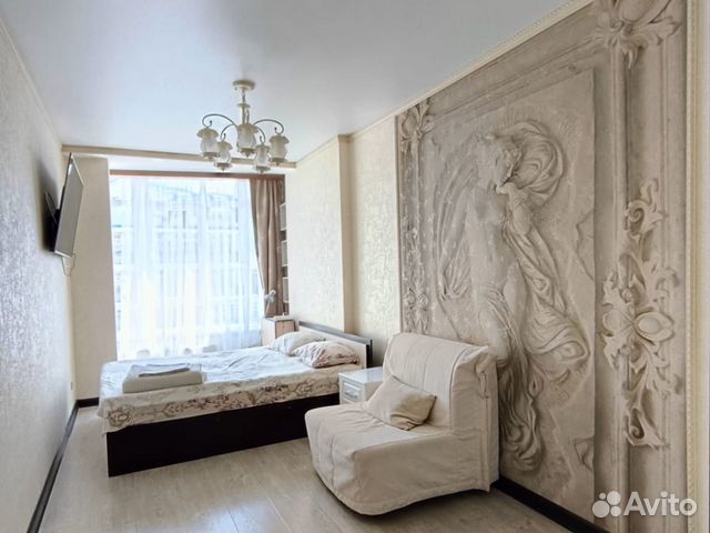 

1-к. квартира, 55 м², 2 кровати