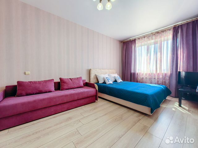 

1-к. квартира, 40 м², 3 кровати