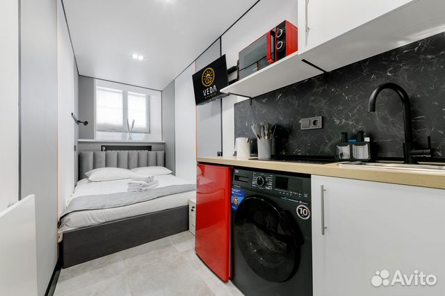 

Квартира-студия, 12 м², 1 кровать