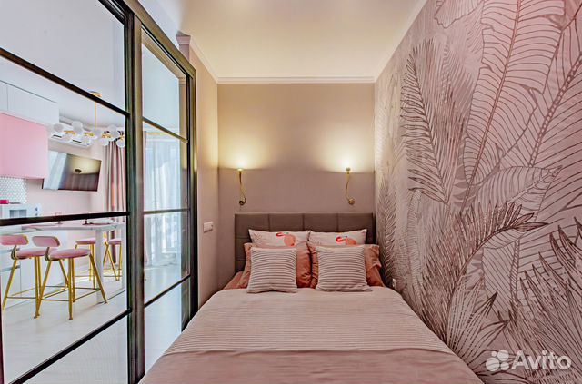 

Квартира-студия, 34 м², 2 кровати