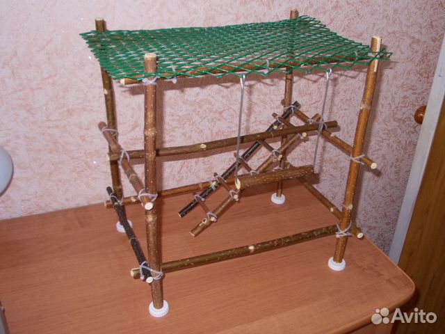 Игровая площадка для волнистых попугаев