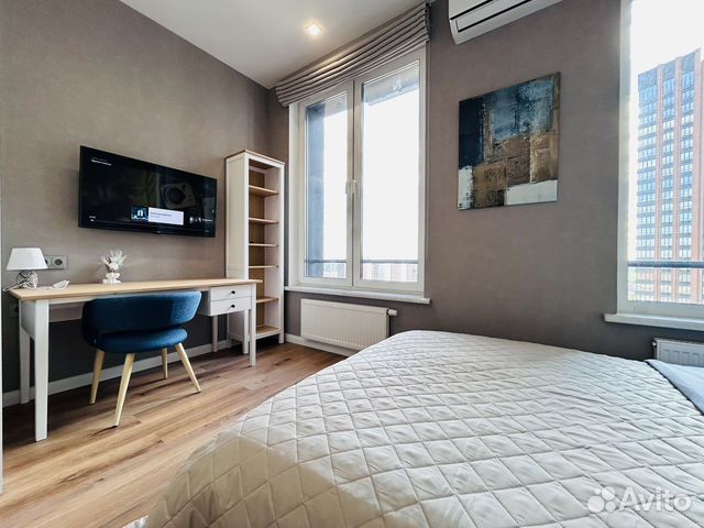

Квартира-студия, 33 м², 2 кровати
