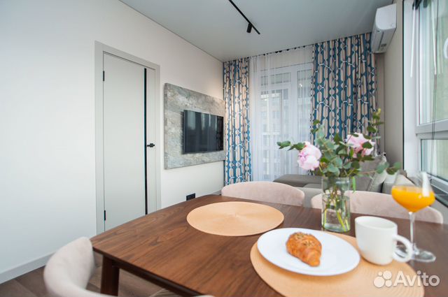 

1-к. квартира, 45 м², 2 кровати