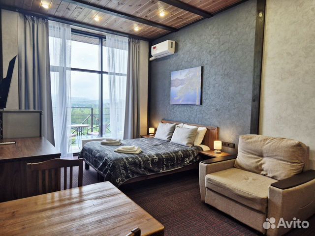 

Квартира-студия, 28 м², 2 кровати