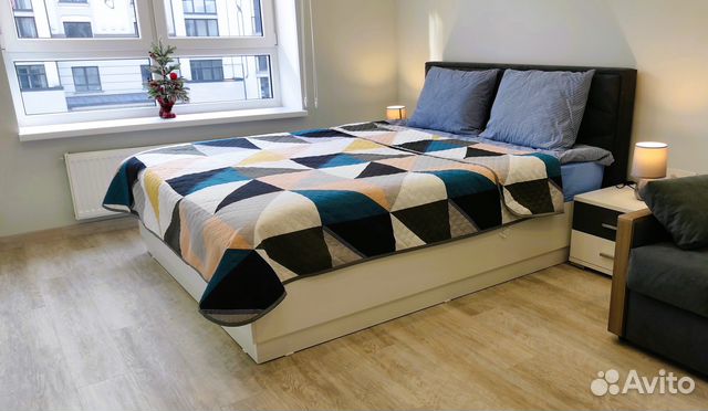 

1-к. квартира, 38 м², 2 кровати