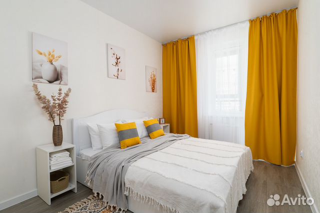 

1-к. квартира, 38 м², 2 кровати