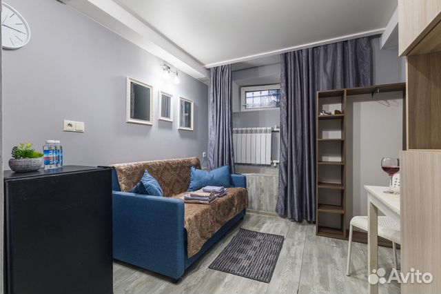 

Квартира-студия, 12,4 м², 1 кровать