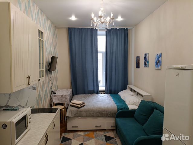 

Квартира-студия, 26 м², 2 кровати