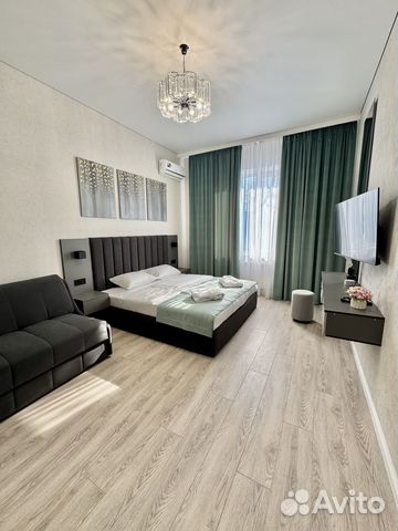 

1-к. квартира, 52 м², 2 кровати